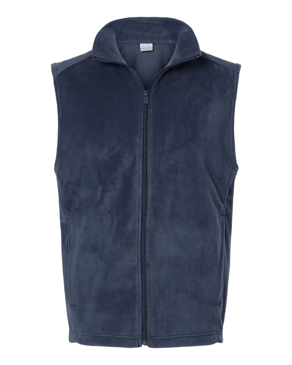Columbia 212488 Men's Steens Mountain Fleece Vest with custom embroidery logo — back view — Only Custom Apparel Canada