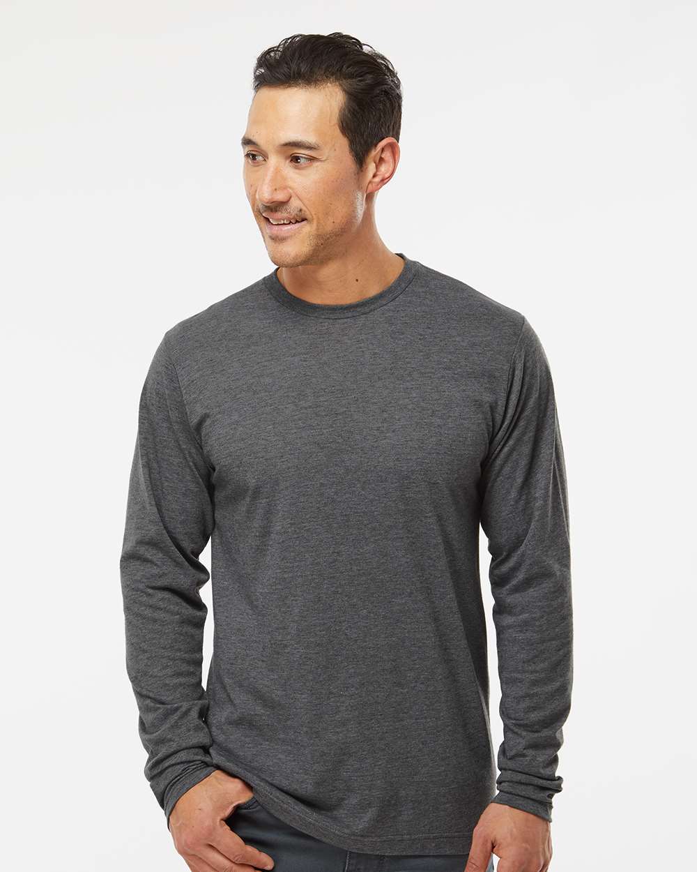 M&O 3520 Unisex Poly-Blend Long Sleeve T-Shirt | Custom Print